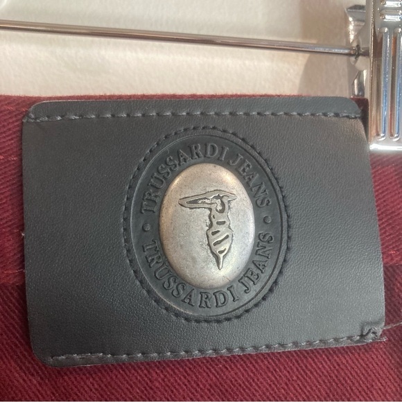 TRUSSARDI JEANS Sz 29 x 31 High  Rise Tapered Legs Made in Italy New - Picture 13 of 13